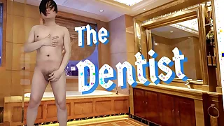 A dental patient sucked his dentist cock in the lead adult store glory hole with the addition of they continue fucking in the lead clinic